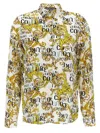 Versace Jeans Couture T-shirt Mit Logo In Neutral