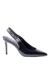 VERSACE JEANS COUTURE LOGO SLING BACK