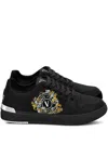 Versace Jeans Couture Logo Starlight Sneakers In Black