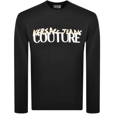 Versace Jeans Couture Logo Sweatshirt Black