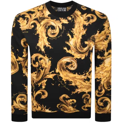 Versace Jeans Couture Logo Sweatshirt Black