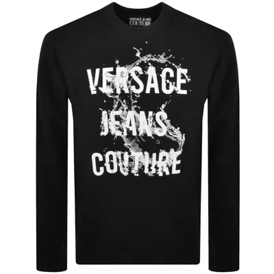 Versace Jeans Couture Logo Sweatshirt Black