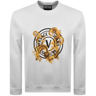 Versace Jeans Couture Logo Sweatshirt White