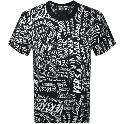 Versace Jeans Couture Logo T Shirt Black