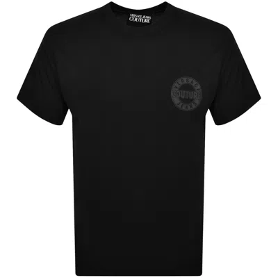 Versace Jeans Couture Logo T Shirt Black