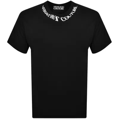 Versace Jeans Couture Logo T Shirt Black