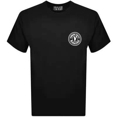 Versace Jeans Couture Logo T Shirt Black