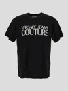 Versace Jeans Couture T-shirt With Logo In Black