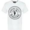 Versace Jeans Couture Logo T Shirt White In White