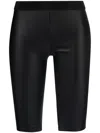 Versace Jeans Couture Radlerhose Mit Logo-bund In Black