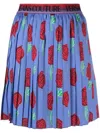 Versace Jeans Couture Minirock Mit Falten In Blue