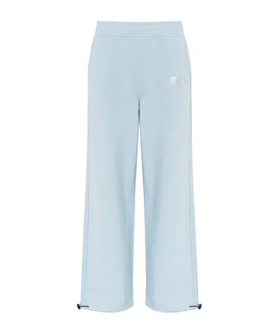 Versace Jeans Elastic-waist Sweatpants In Blue