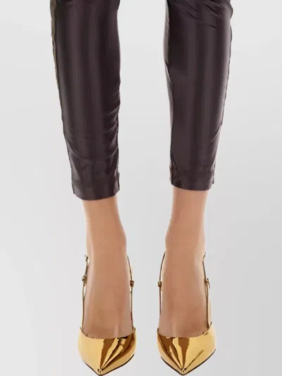 Versace Jeans Couture Logoed Band Ankle Length Leggings