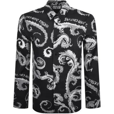 Versace Jeans Couture Long Sleeve Shirt Black