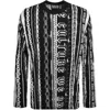 Versace Jeans Couture Long Sleeve T Shirt Black In Black