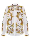 Versace Jeans Couture Long-sleeved Shirt With Concealed Button Fastening In White