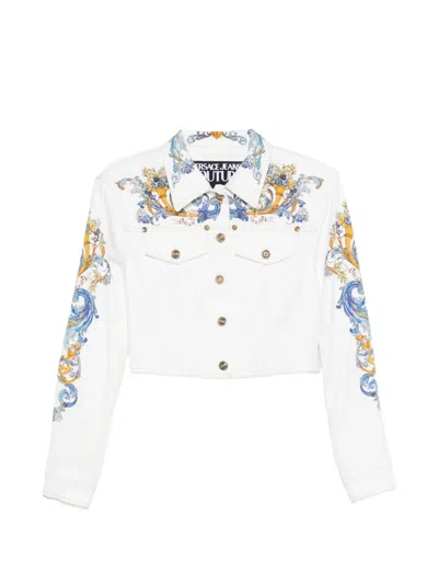 Versace Jeans Couture Long-sleeves Jacket In White