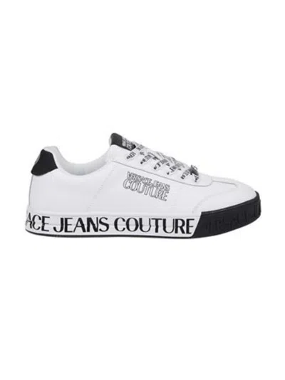 Versace Jeans Couture Low Top Sneakers. In White