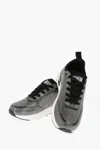 Versace Jeans Couture Lurex Dynamic Low Top Sneakers In Silver