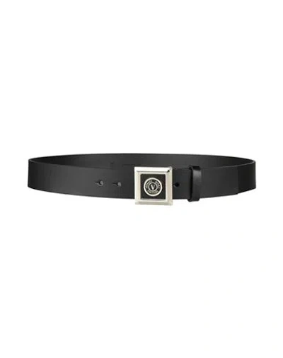 Versace Jeans Couture Man Belt Black Size 38 Leather