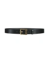 Versace Jeans Couture Man Belt Black Size 39.5 Leather In Black