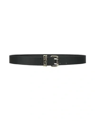 Versace Jeans Couture Man Belt Black Size 39.5 Calfskin