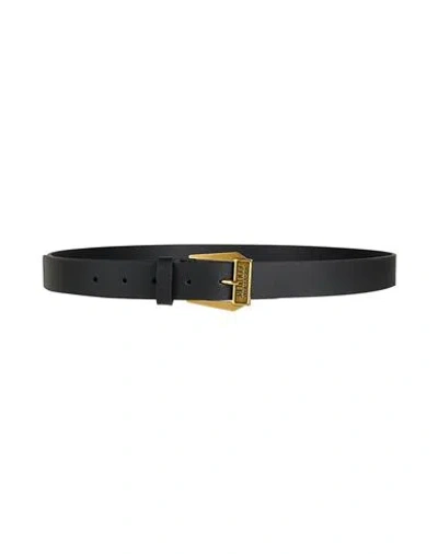 Versace Jeans Couture Man Belt Black Size 39.5 Leather