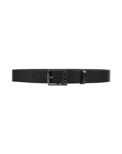 Versace Jeans Couture Man Belt Black Size 39.5 Leather