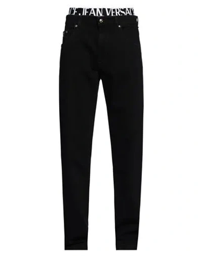 Versace Jeans Couture Man Jeans Black Size 34 Cotton, Elastane