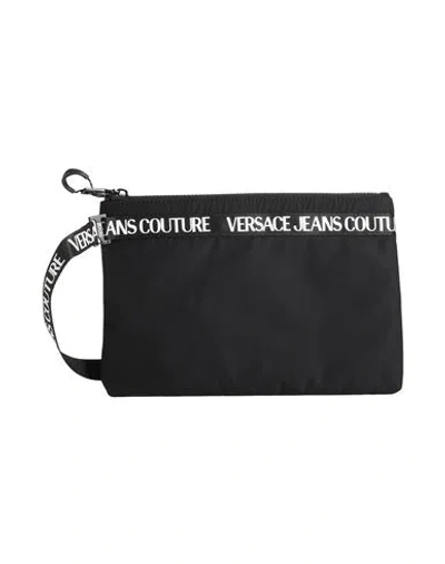 Versace Jeans Couture Man Handbag Black Size - Nylon