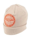 Versace Jeans Couture Man Hat Beige Size Onesize Wool, Acrylic
