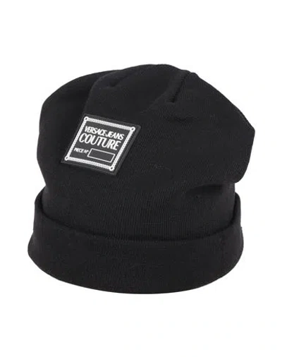 Versace Jeans Couture Man Hat Black Size Onesize Acetate, Wool