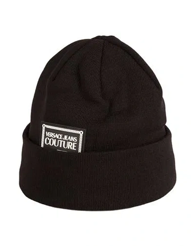 Versace Jeans Couture Man Hat Black Size Onesize Acrylic, Wool
