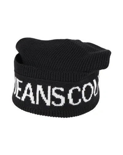 Versace Jeans Couture Man Hat Black Size Onesize Acrylic, Wool