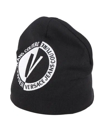 Versace Jeans Couture Man Hat Black Size Onesize Acrylic, Wool