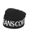 Versace Jeans Couture Man Hat Black Size Onesize Acrylic, Wool In Black