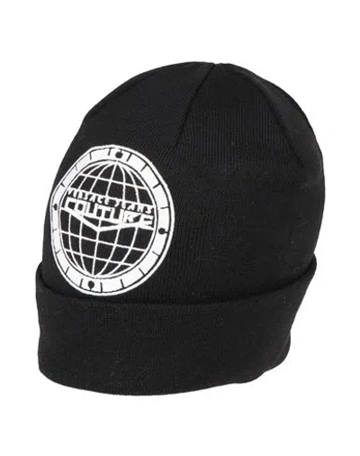 Versace Jeans Couture Man Hat Black Size Onesize Acrylic, Wool