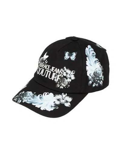 Versace Jeans Couture Man Hat Black Size Onesize Cotton