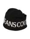 Versace Jeans Couture Man Hat Midnight Blue Size Onesize Acrylic, Wool In Black