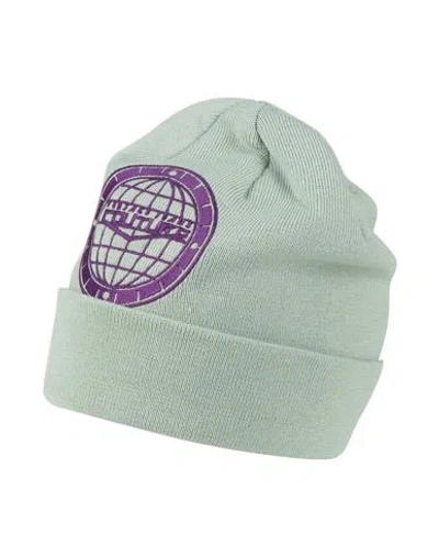 VERSACE JEANS COUTURE VERSACE JEANS COUTURE MAN HAT SAGE GREEN SIZE ONESIZE WOOL, ACRYLIC