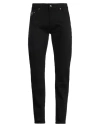 Versace Jeans Couture Logo-patch Straight-leg Jeans In Black