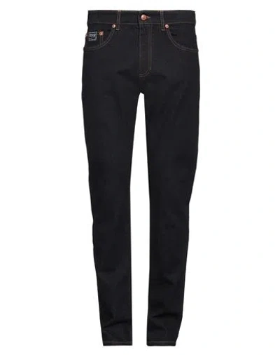 VERSACE JEANS COUTURE VERSACE JEANS COUTURE MAN JEANS BLUE SIZE 34 COTTON, ELASTANE