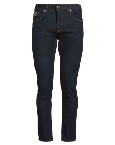 VERSACE JEANS COUTURE VERSACE JEANS COUTURE MAN JEANS BLUE SIZE 34 COTTON, ELASTANE