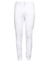 VERSACE JEANS COUTURE VERSACE JEANS COUTURE MAN PANTS WHITE SIZE L COTTON, ELASTANE