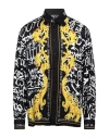 Versace Jeans Couture Logo-print Long-sleeve Shirt In Black