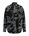 Versace Jeans Couture Man Shirt Black Size 46 Cotton