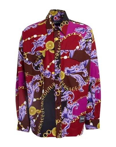 VERSACE JEANS COUTURE VERSACE JEANS COUTURE MAN SHIRT BRICK SIZE 44 COTTON