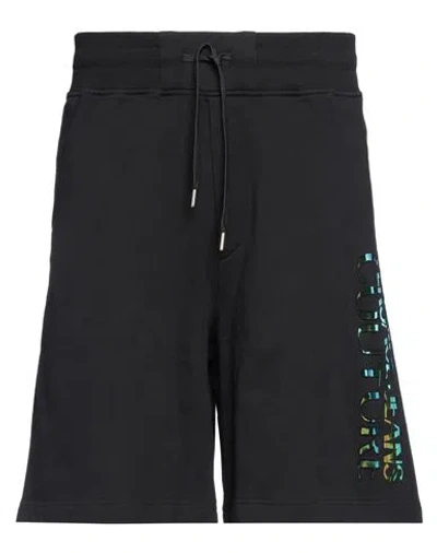 Versace Jeans Couture Man Shorts & Bermuda Shorts Black Size 3xl Cotton, Elastane