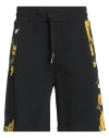 Versace Jeans Couture Man Shorts & Bermuda Shorts Black Size M Cotton, Elastane In Black