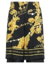 Versace Jeans Couture Chain Couture Bermuda Shorts In Black